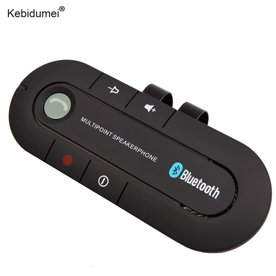 Hot Sale Wireless Handsfree Car Bluetooth Kit 4.1 Sun Visor Bluetooth Speaker Speakerphone MP3 Music Player Car Charger