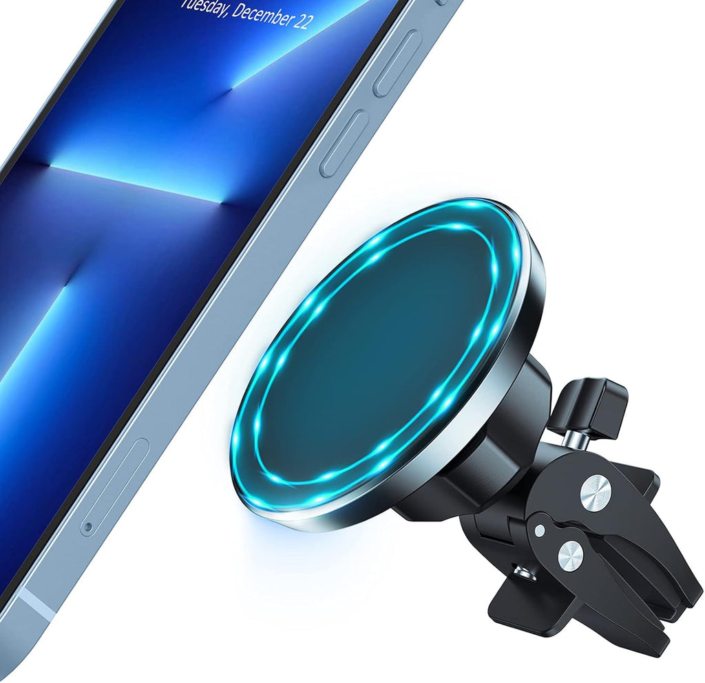 Magnetic Car Mount Holder, Portable Electronic Device Mount for Iphone 15, 14, 13, 12 Pro Max Mini Plus, All Phones & Cases