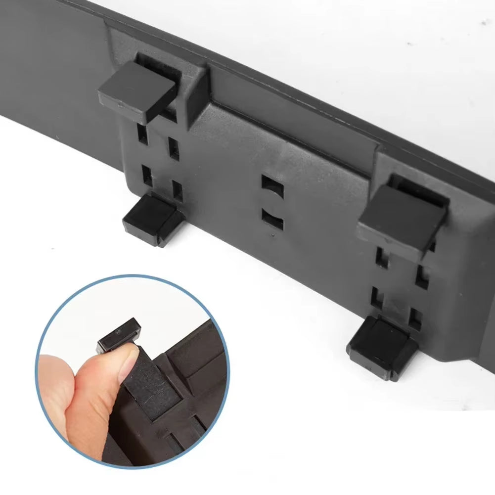 11.2*2.75Inches ABS+HD Mirror Large Panoramic Convex Car Extra Rear View Mirror Wide Angle Clip on Compatibility Accesorios Para