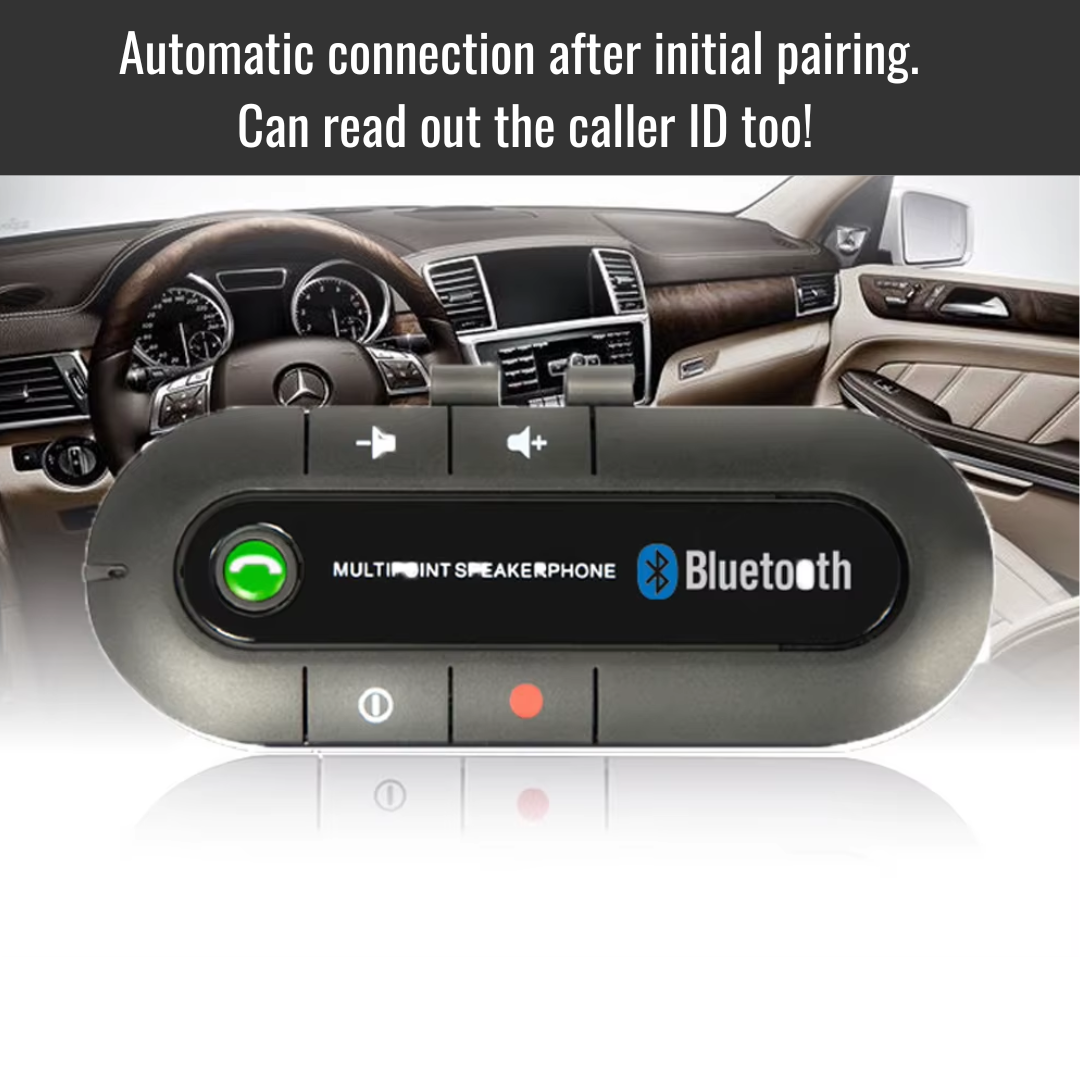 Wireless Handsfree Car Bluetooth Sun Visor Speaker