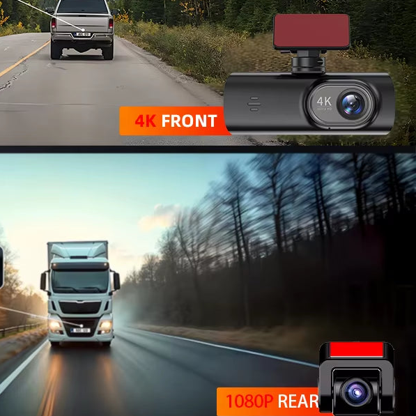 Dash Cam with Night Vision & Parking Security